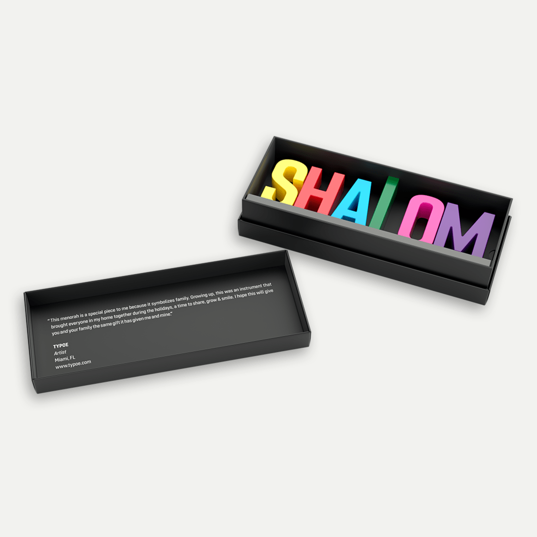 Shalom Menorah - Shalom Menorah - ModernTribe