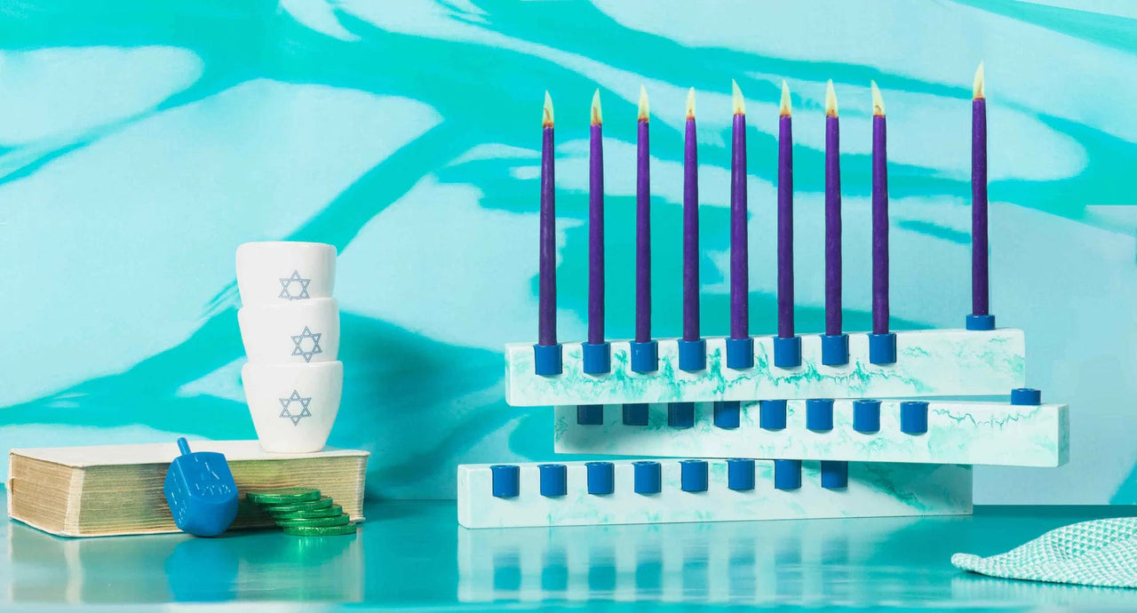 Chai Modern - Sleek Menorah by Chai Modern - Jewel - ModernTribe