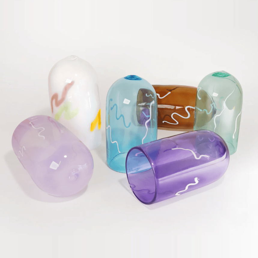 Tchotchke Judaica - Wedding Smash Glass by Tchotchke - (Choice of Colors) - ModernTribe