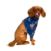 Pet Hanukkah Space Bandana by Midrash Manicures