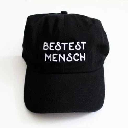 The Silver Spider - Bestest Mensch Baseball Cap - Black - ModernTribe
