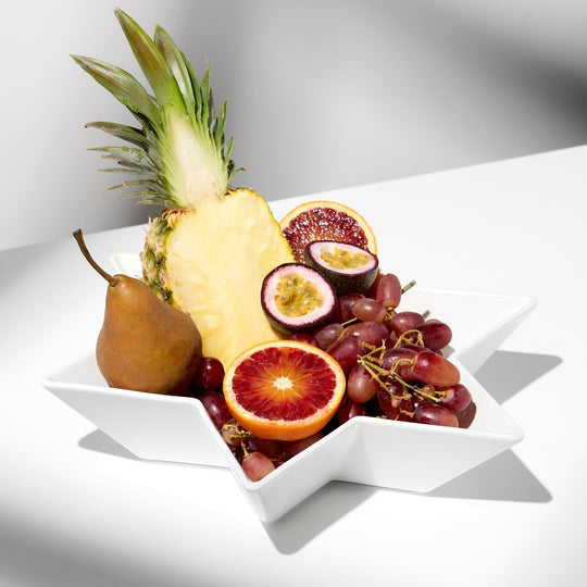 Ceramic Star of David Bowl - White