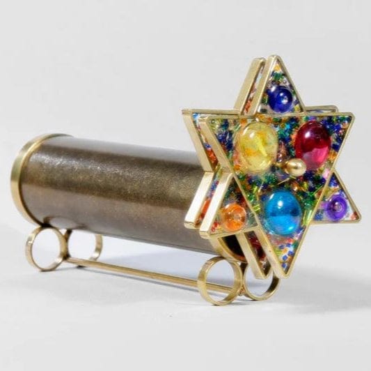 Handmade Star of David Kaleidoscope by Israel Museum