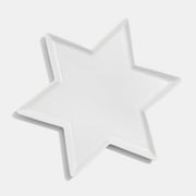 Fazeek Serving Pieces Star Platter - White