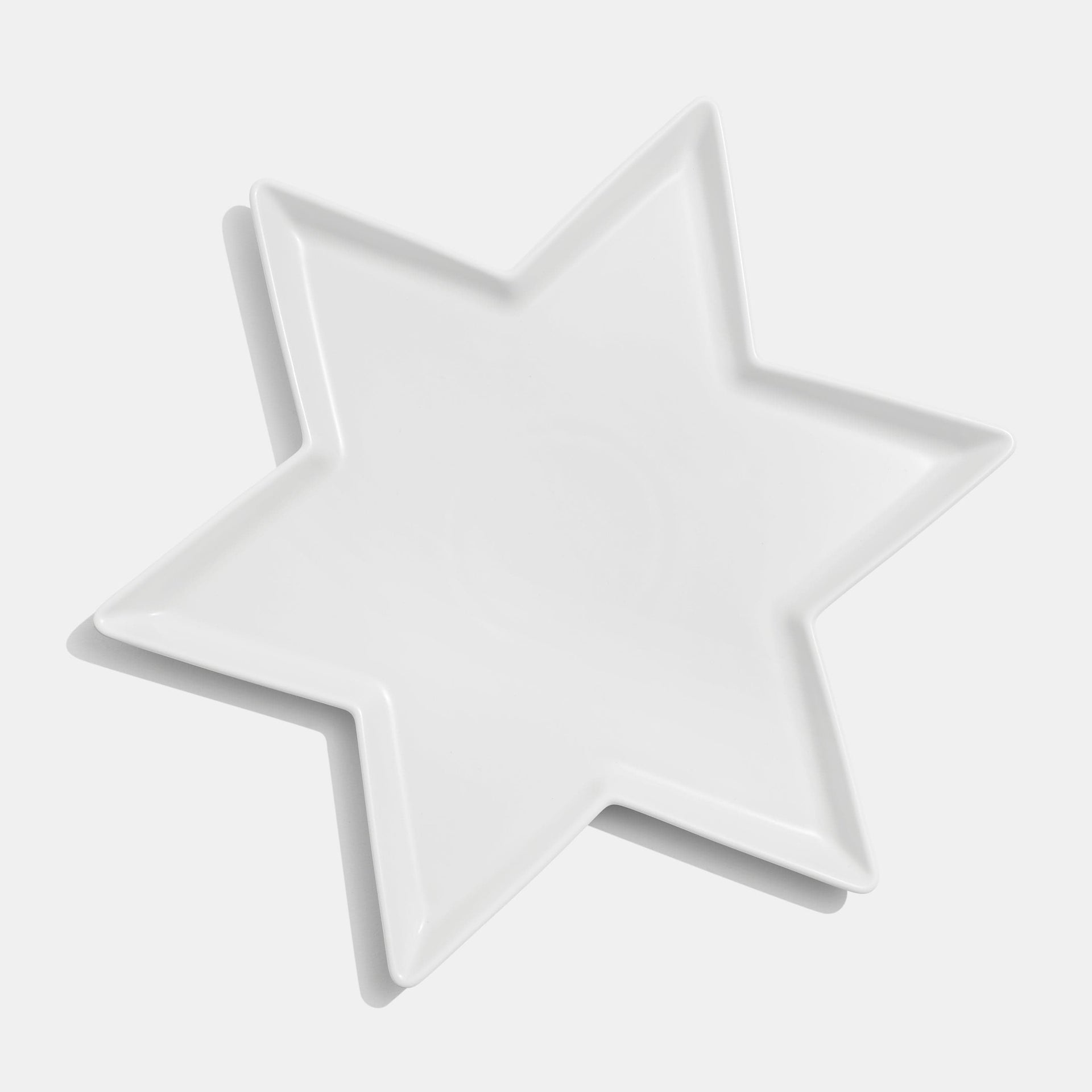 Fazeek Serving Pieces Star Platter - White