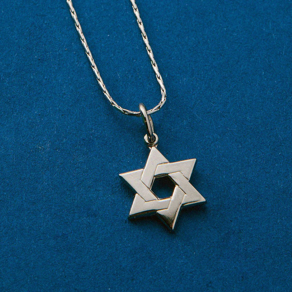&LIVY - Star of David Chain Slider Adjustable Necklace - 22k Gold - Plated or Silver - ModernTribe