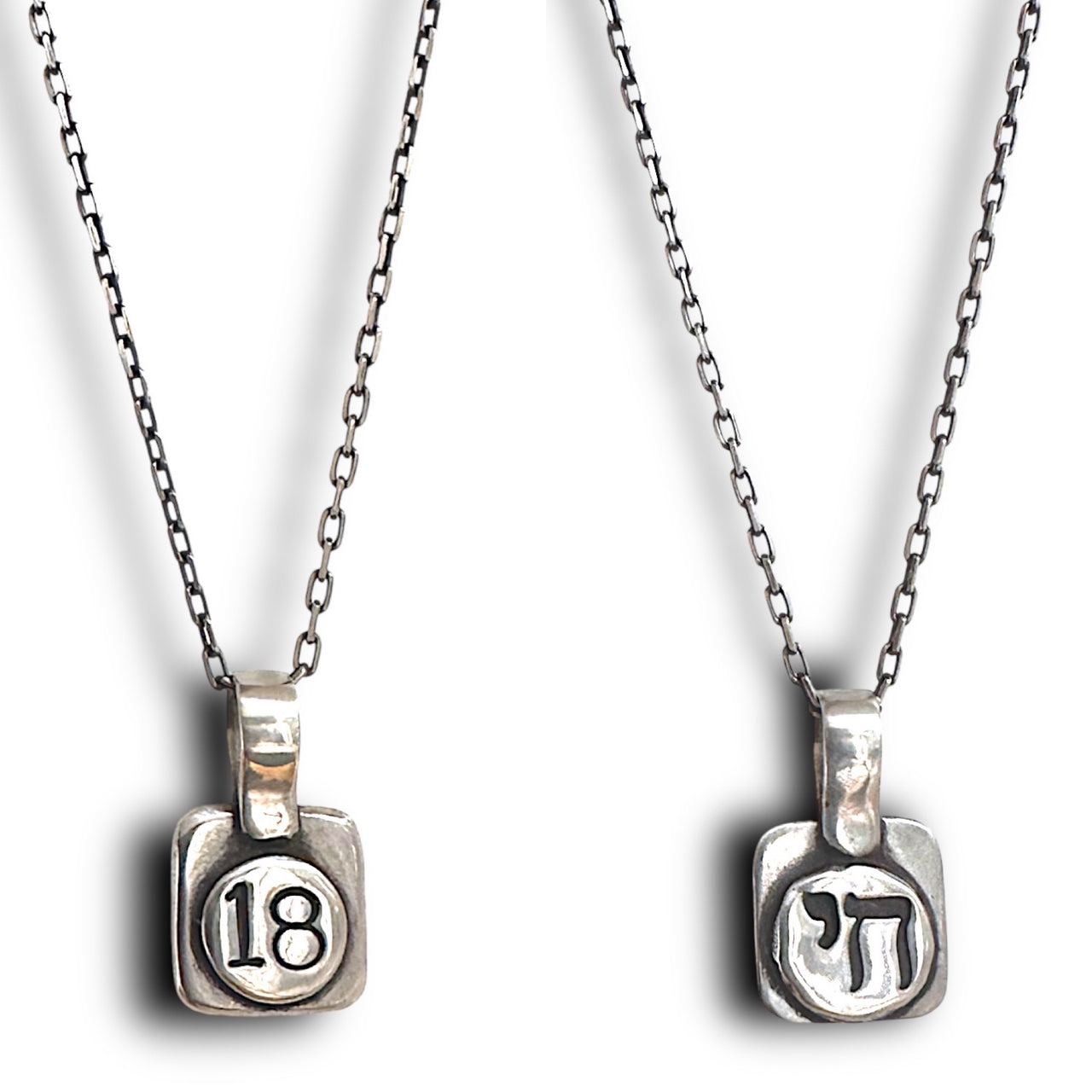 Marla Studio - 18=Chai=Life Necklace by Marla Studio - Sterling Silver - ModernTribe