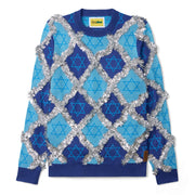 Tipsy Elves - Men's Hanukkah Tinsel Sweater by Tipsy Elves (Sizes Small - 5XL) - ModernTribe