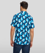 Tipsy Elves - Men's Dreidel Print Button Down by Tipsy Elves (Sizes Small - 5XL) - ModernTribe
