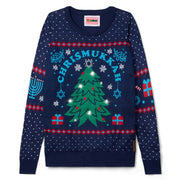 Tipsy Elves - Women's Light Up Chrismukkah Sweater by Tipsy Elves (Sizes XS - 5XL) - ModernTribe