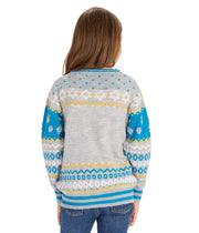 Tipsy Elves - Youth Reversible Menorah Sequin Sweater by Tipsy Elves (Sizes XS - XL) - ModernTribe