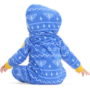 Tipsy Elves - Baby and Toddler Blue Hanukkah Jumpsuit by Tipsy Elves (Sizes 6M - 4T) - ModernTribe