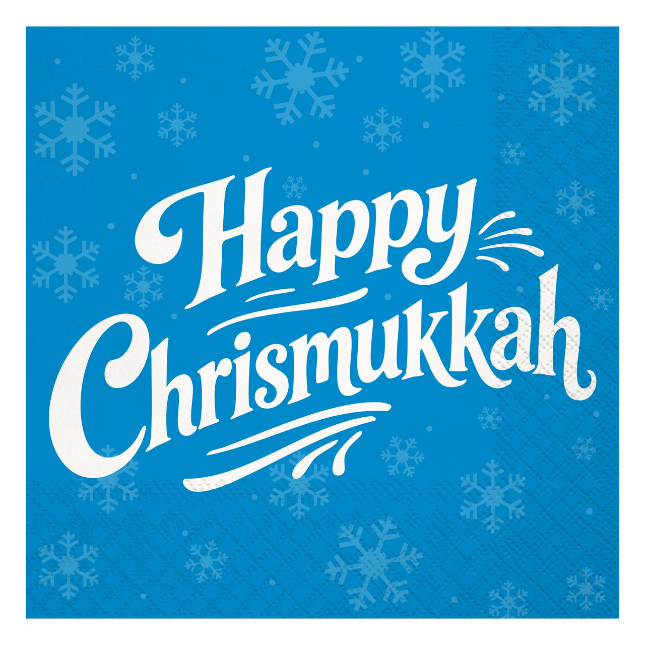 Happy Chrismukkah Beverage Napkins - Set of 16