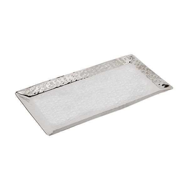 Yair Emanuel Trays Hammered Stainless Steel Serving/Drip Tray by Yair Emanuel