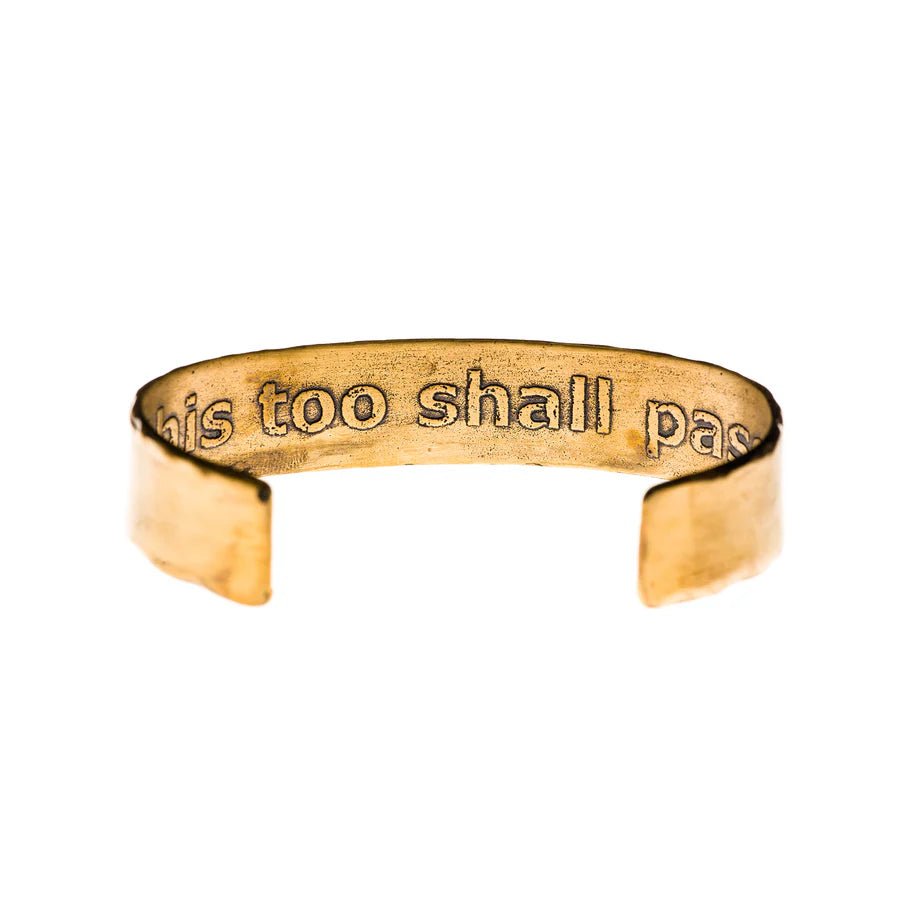 Marla Studio - This Too Shall Pass Cuff by Marla Studio - Bronze - ModernTribe