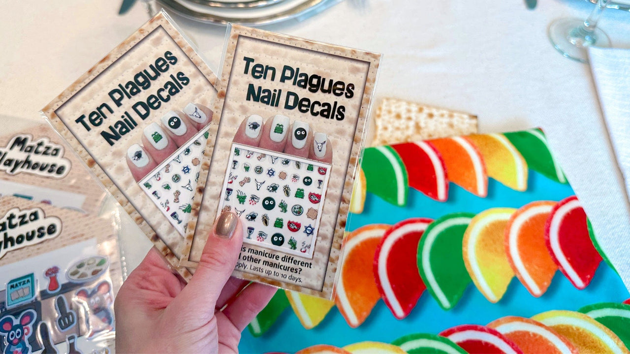 Midrash Manicures - Ten Plagues Nail Decals - ModernTribe