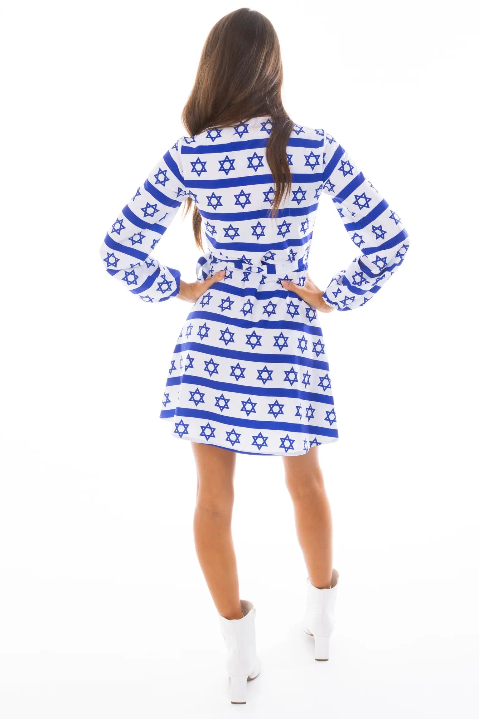 Shinesty Dresses Rock Star of David Wrap Dress