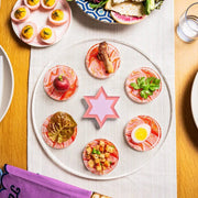 The Nosh Table - Cranberry Orange Swirl Seder Plate - ModernTribe