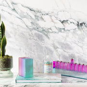 Apeloig Collection Tzedakah Boxes Iridescent Tzedakah Box