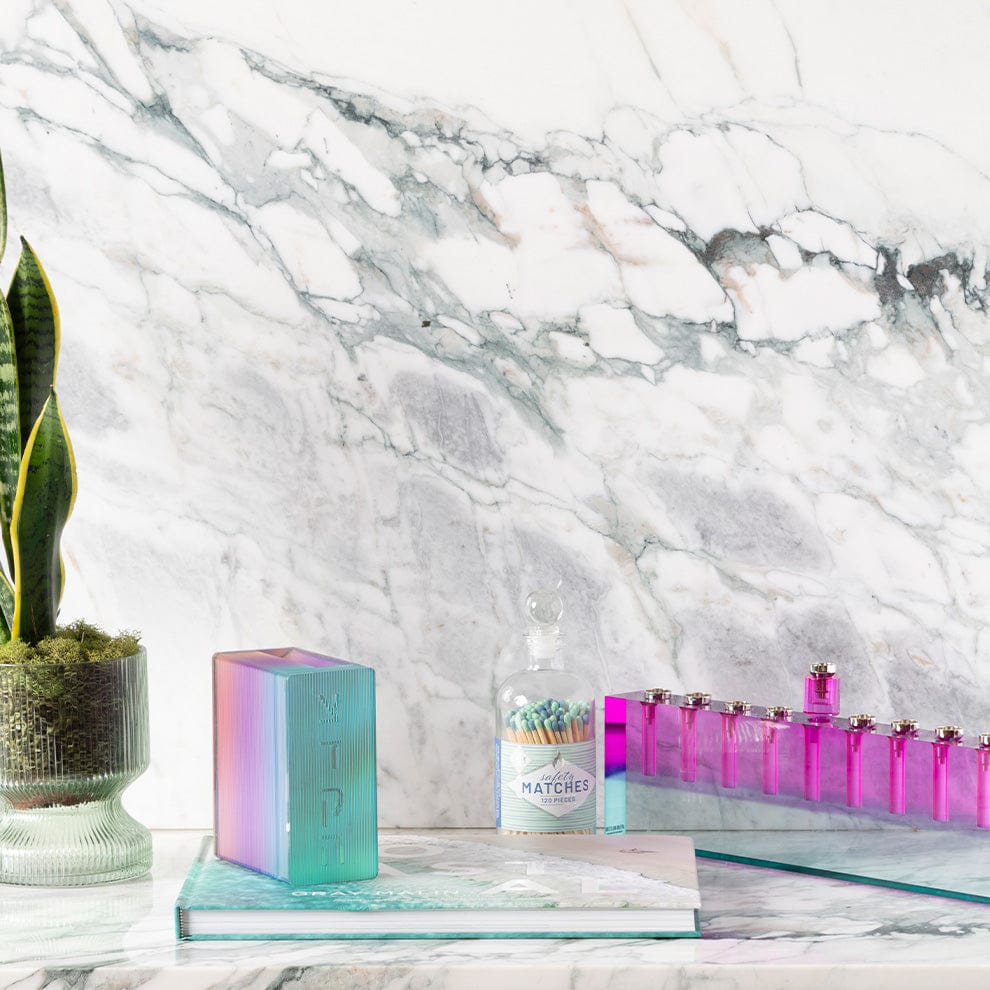 Apeloig Collection Tzedakah Boxes Iridescent Tzedakah Box