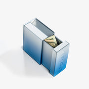 Apeloig Collection Tzedakah Boxes Blue Ombre Tzedakah Box