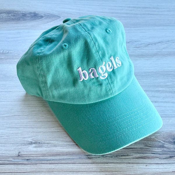 The Silver Spider - Unisex Bagels Baseball Cap - Teal - ModernTribe