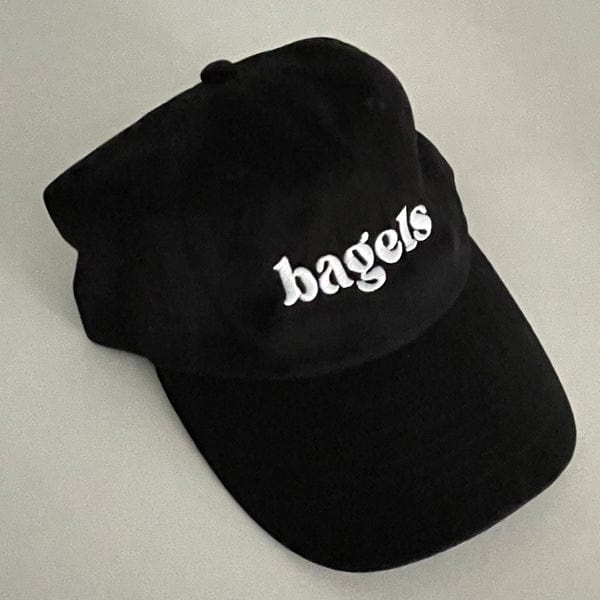 The Silver Spider - Unisex Bagels Baseball Cap - Black - ModernTribe