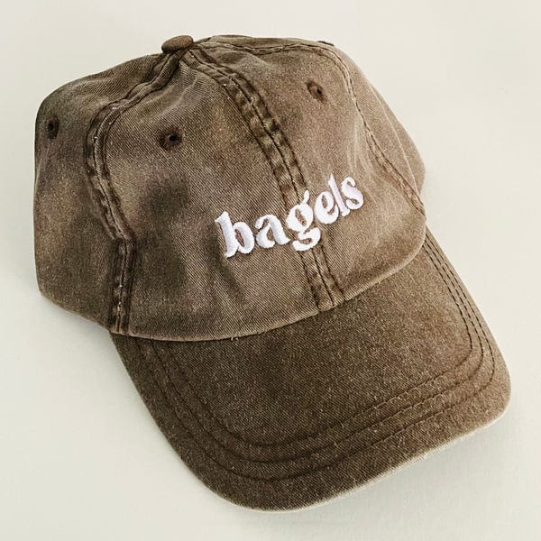 The Silver Spider - Unisex Bagels Baseball Cap - Brown - ModernTribe
