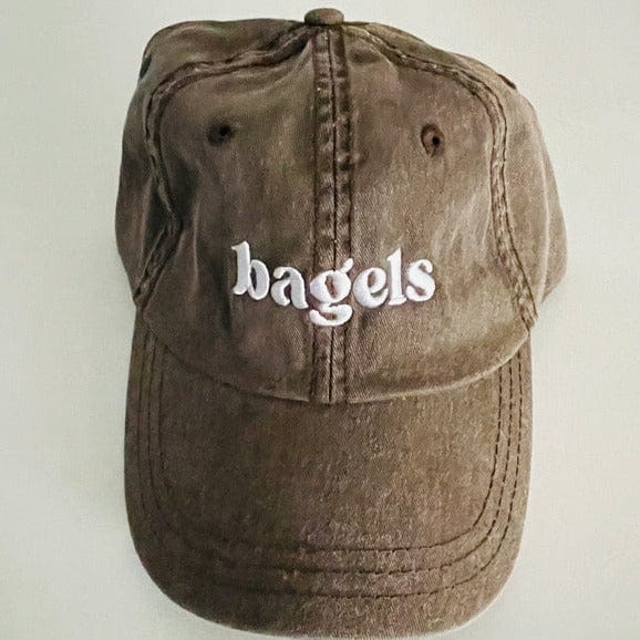 The Silver Spider Hats Brown Unisex Bagels Baseball Cap - Brown
