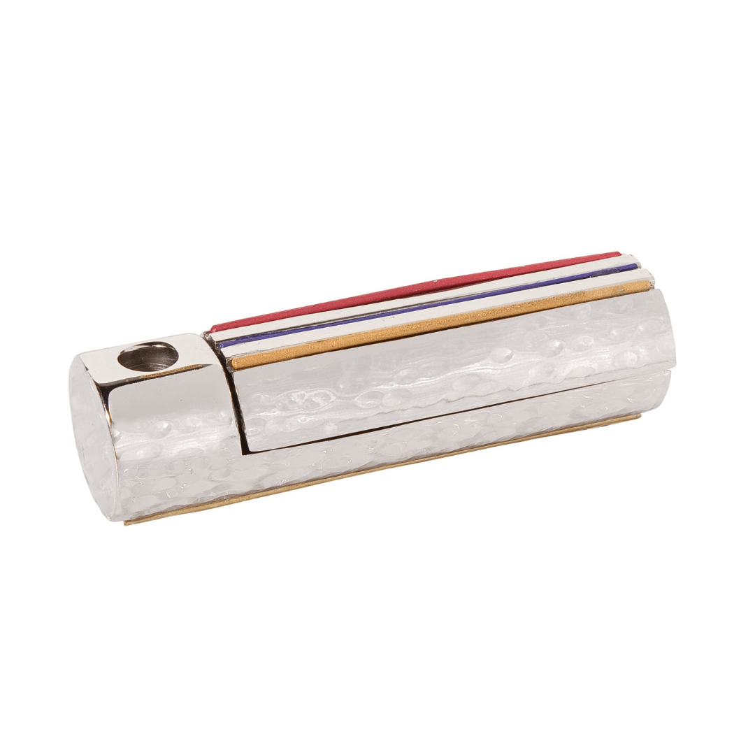 Yair Emanuel - Folding Travel Menorah by Yair Emanuel - Multicolored - ModernTribe