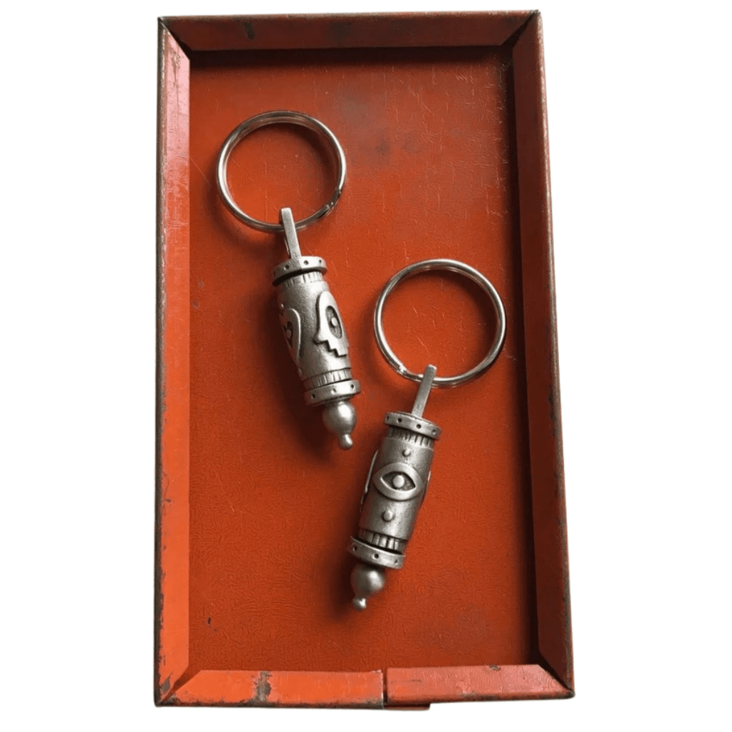 Amul Keychain Amulet Prayer Keychain by Emily Rosenfeld
