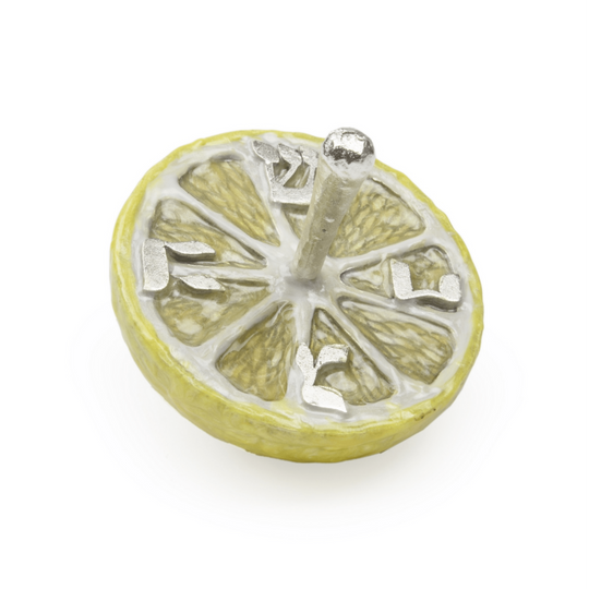 Hand-Painted Lemon Dreidel