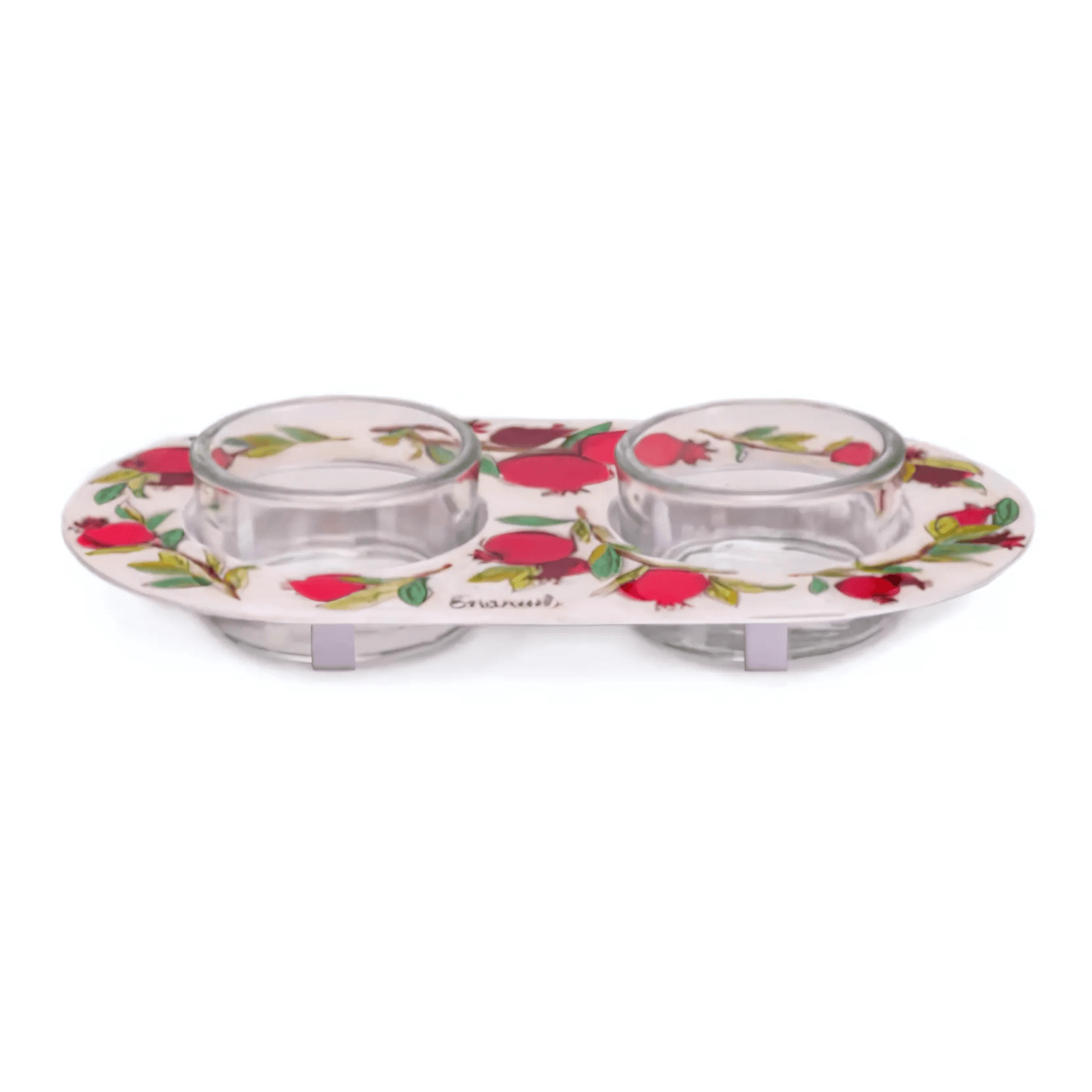 Yair Emanuel Candlesticks Pomegranate Tea Light Candle Holder by Yair Emanuel