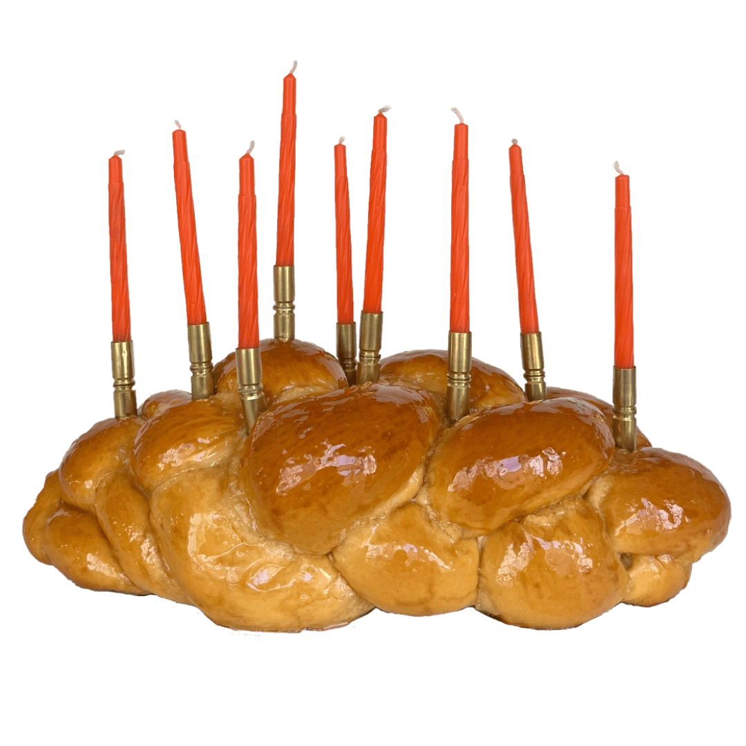 Dady Bones Menorahs Challah Menorah