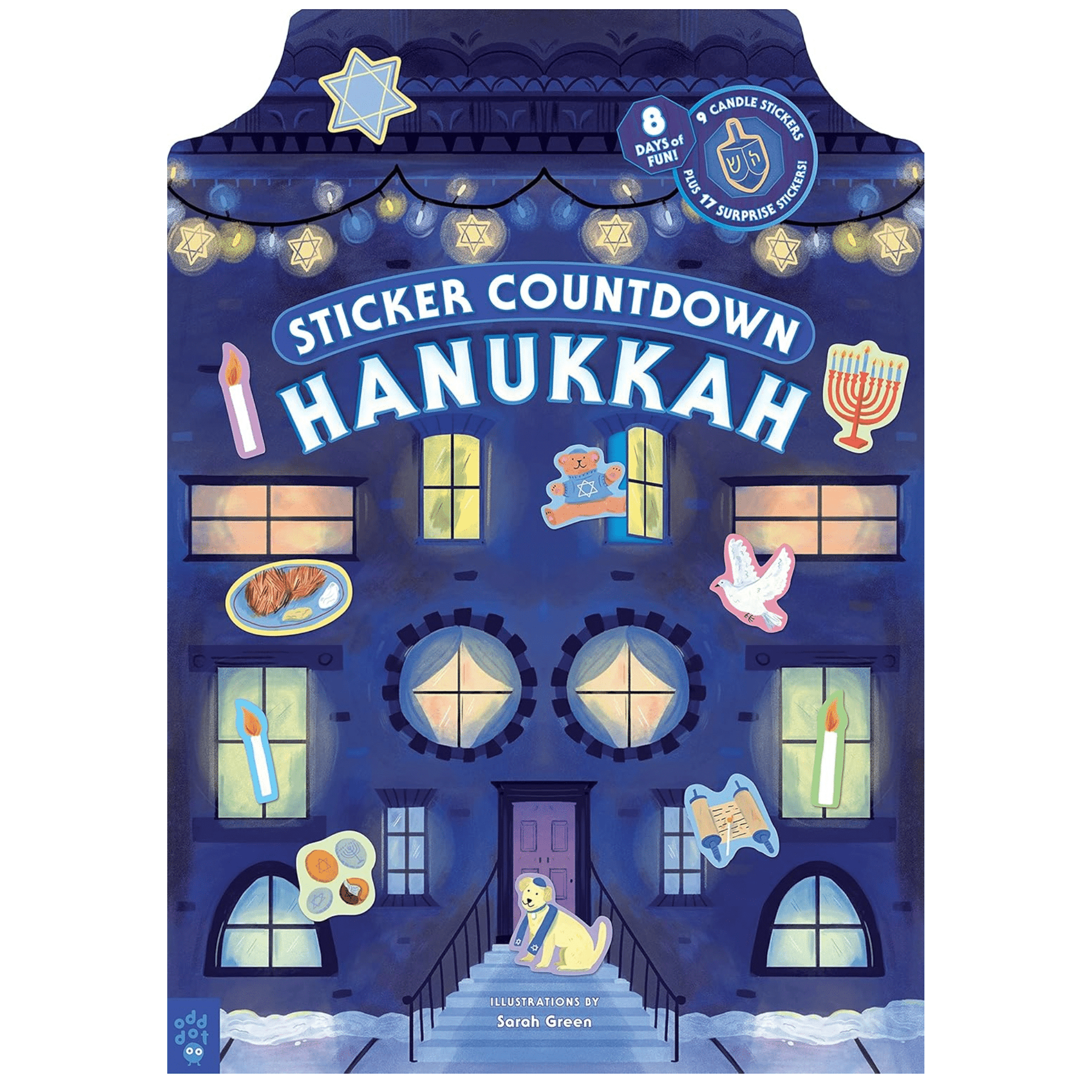 Macmillan Publishers Books Sticker Countdown: Hanukkah – Sticker Book