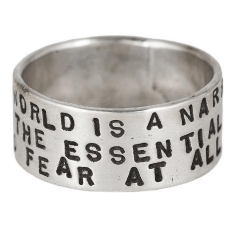 Marla Studio - All the World is a Narrow Bridge Sterling Silver Ring by Marla Studio - ModernTribe