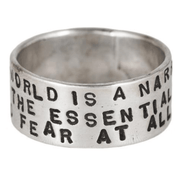 Marla Studio - All the World is a Narrow Bridge Sterling Silver Ring by Marla Studio - ModernTribe