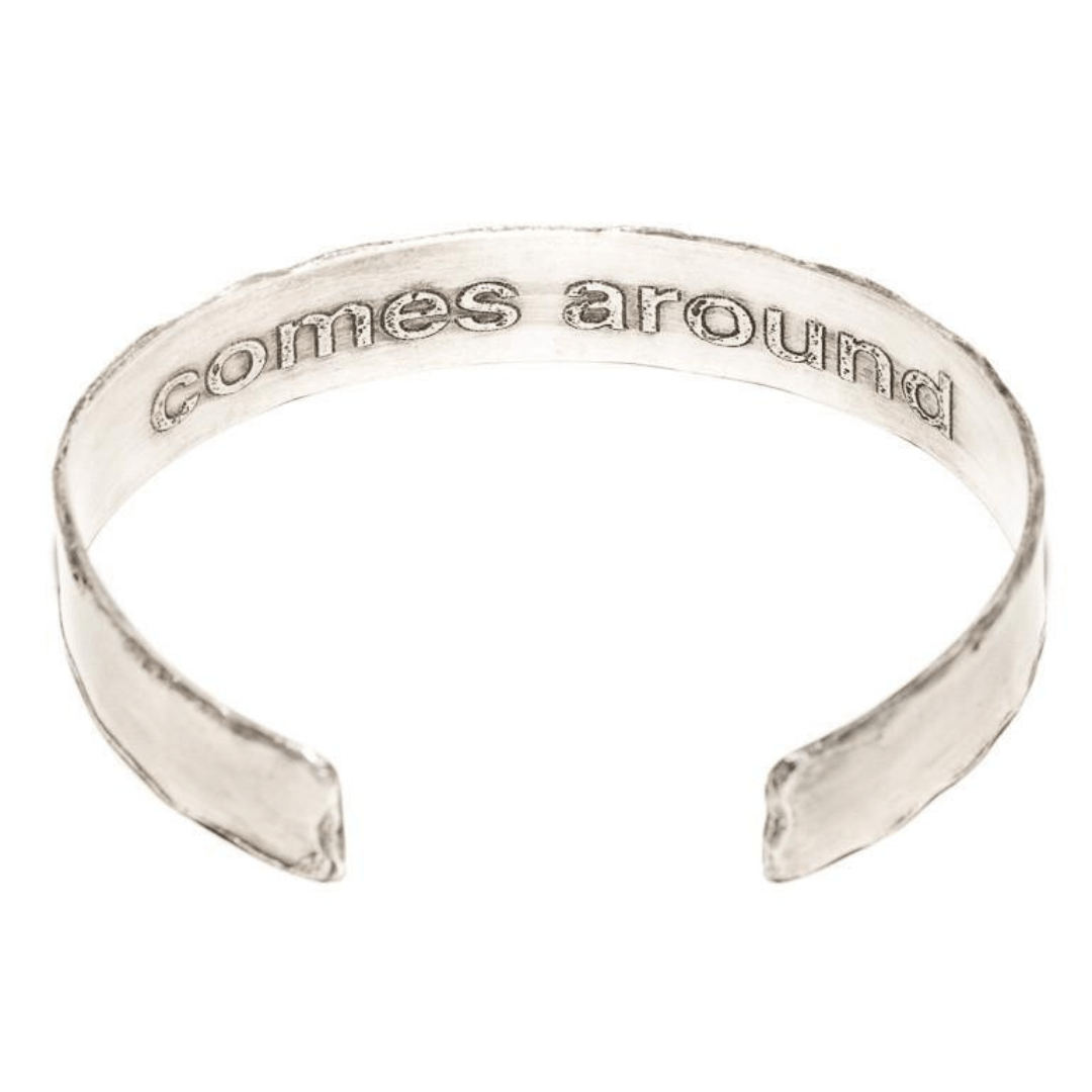 Marla Studio Bracelets What Goes Around, Comes Around Cuff Bracelet by Marla Studio - Sterling Silver or Bronze