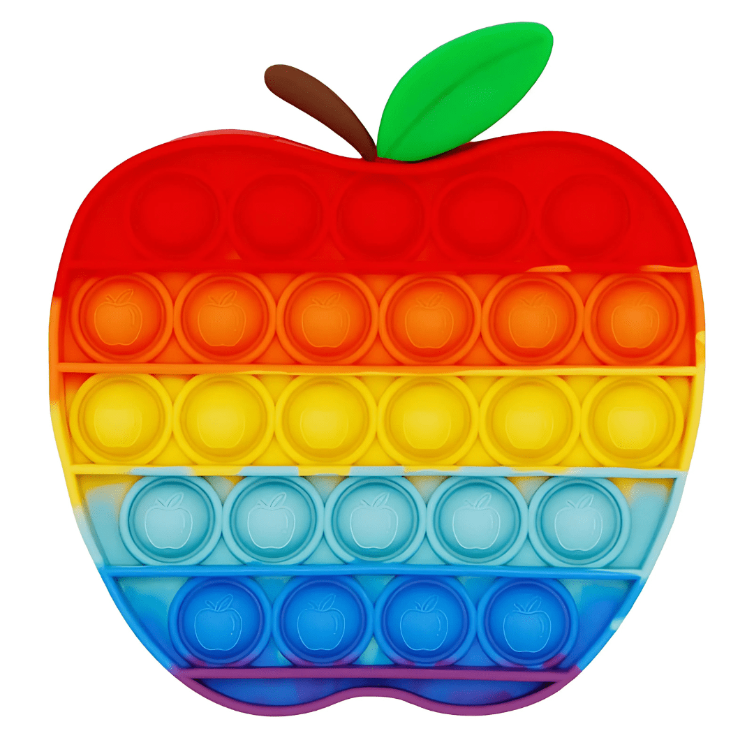 Cap Zone Toys Apple Rainbow Fidget Popper