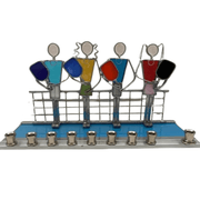 Susan Fullenbaum Menorahs Pickleball Menorah