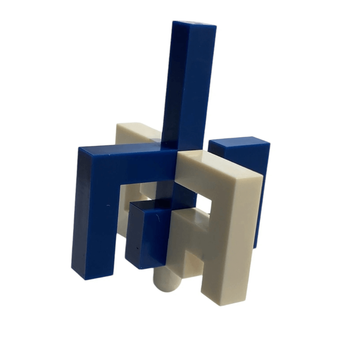 Israel Museum - Take - Apart Blue and White Pop - Up Dreidel by Israel Museum - ModernTribe