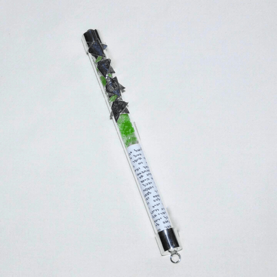 Star of David Wedding Shards Mezuzah