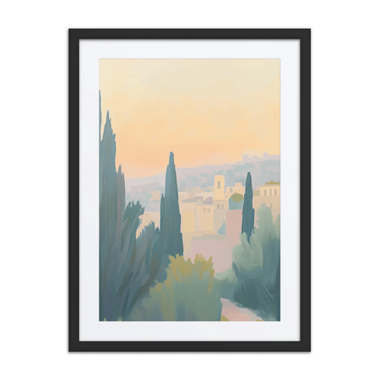 View from the Israeli Hilltop Framed Print by Beraishis