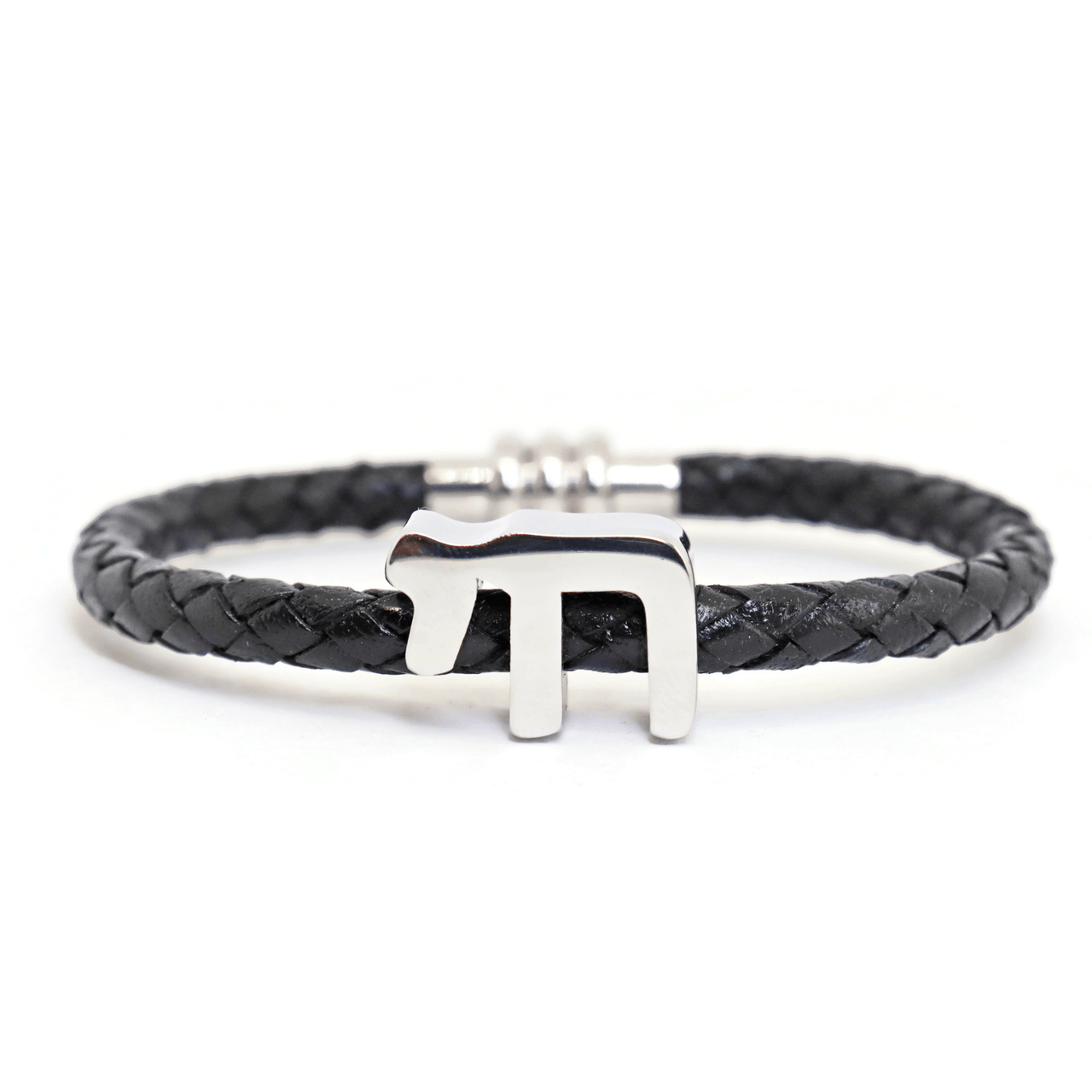 My Tribe by Sea Ranch Jewelry - To Life! Chai Woven Black Leather Bracelet - 7" or 8" - ModernTribe
