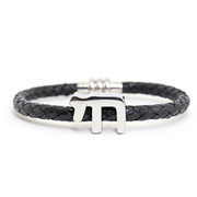 My Tribe by Sea Ranch Jewelry - To Life! Chai Woven Black Leather Bracelet - 7" or 8" - ModernTribe