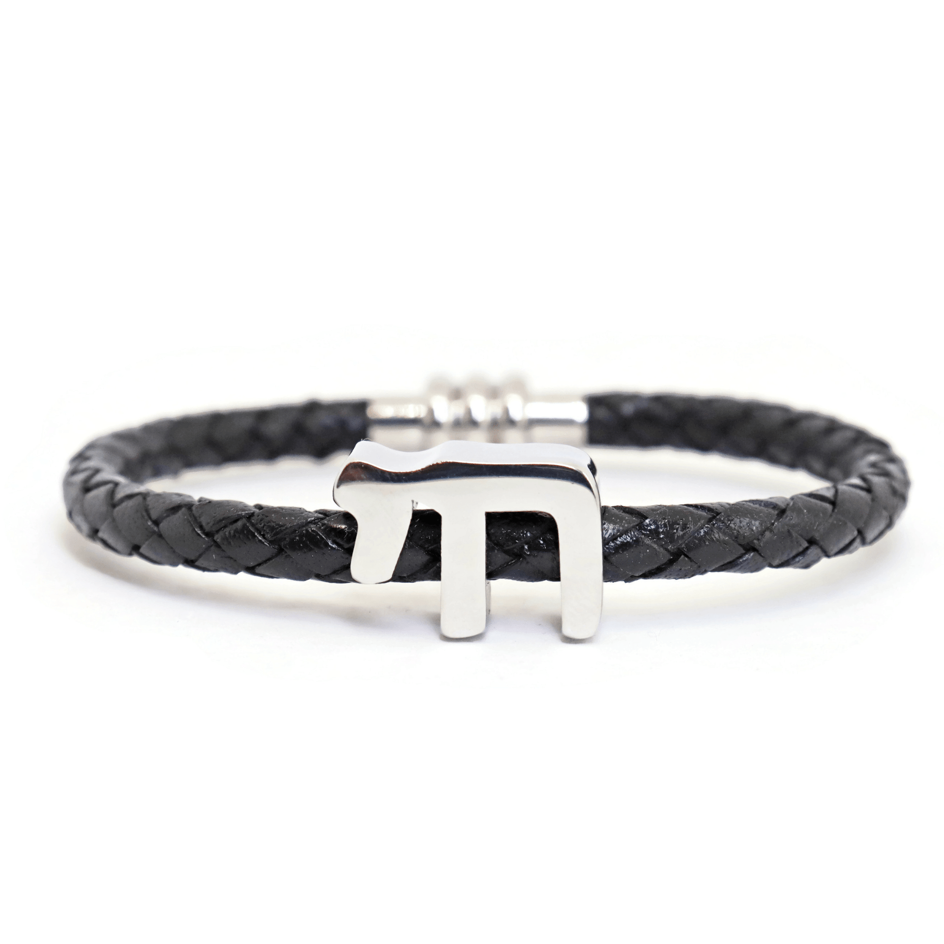 My Tribe by Sea Ranch Jewelry - To Life! Chai Woven Black Leather Bracelet - 7" or 8" - ModernTribe