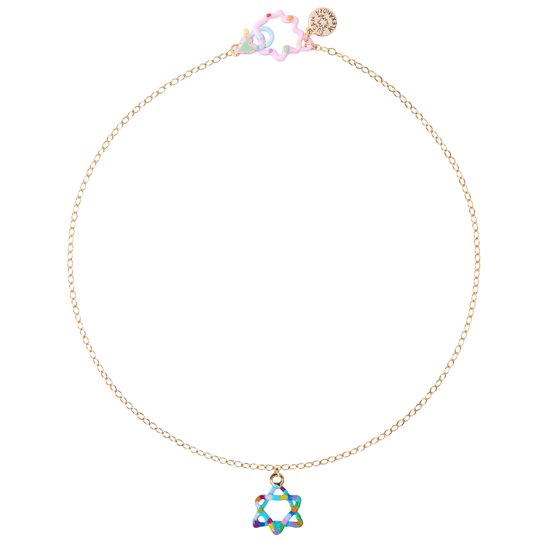 Susan Alexandra - Painted Prayer Necklace by Susan Alexandra - Bronze - ModernTribe