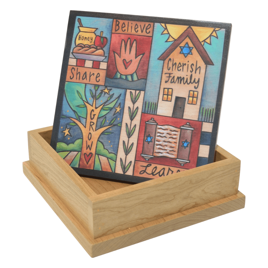 Sticks Decorations Love and Light Judaica Keepsake Box