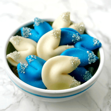 Marzipops Food Hanukkah Sparkly Fortune Cookies