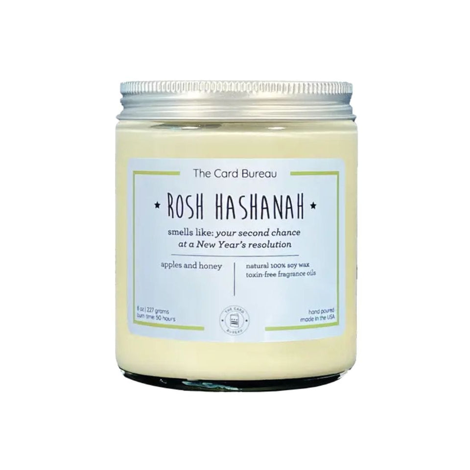The Card Bureau - Apples and Honey Rosh Hashanah Candle - ModernTribe